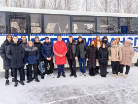 14 ноября ученики 10 класса посетили Таежное ЛПУМГ ООО «Газпром Трансгаз Югорск»,.