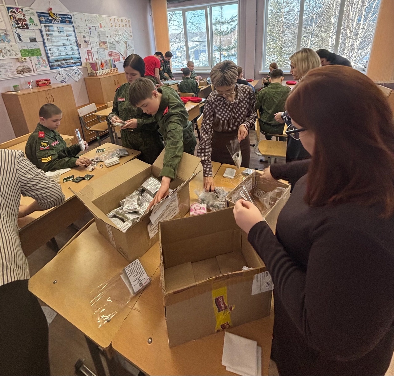 Помогаем Штабу &amp;quot;Унъюган за наших&amp;quot;..